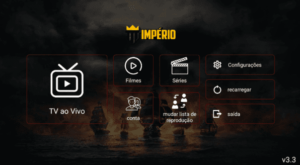 Aplicativo Império TV IPTV